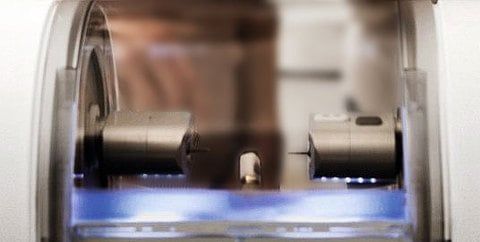 CEREC Milling Machine Getting Ready To Create A Dental Restoration CEREC Milling Machine Getting Ready To Create A Dental Restoration